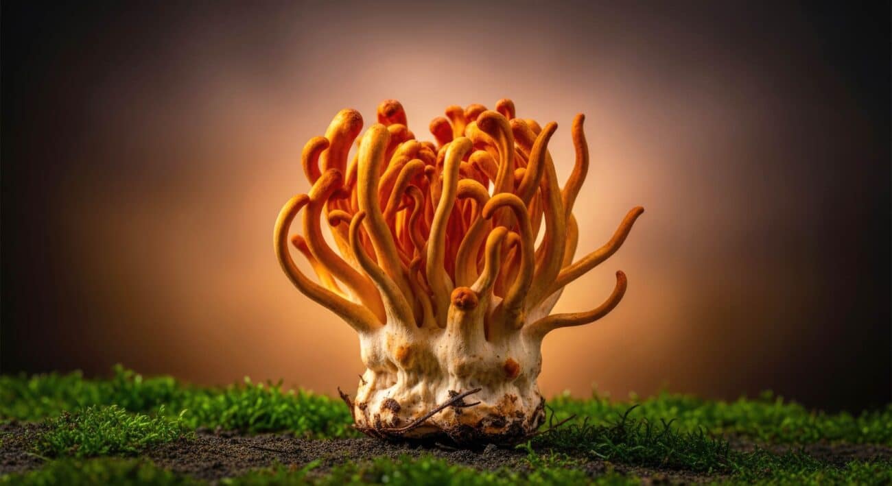 O Cordyceps é o cogumelo funcional mais associado a energia e resistência física — e também o que tem mais problemas de adulteração no mercado. O mecanismo por trás dos resultados, o que a investigação em humanos confirma, e o que verificar antes de comprar.