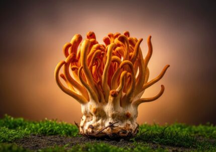 O Cordyceps é o cogumelo funcional mais associado a energia e resistência física — e também o que tem mais problemas de adulteração no mercado. O mecanismo por trás dos resultados, o que a investigação em humanos confirma, e o que verificar antes de comprar.